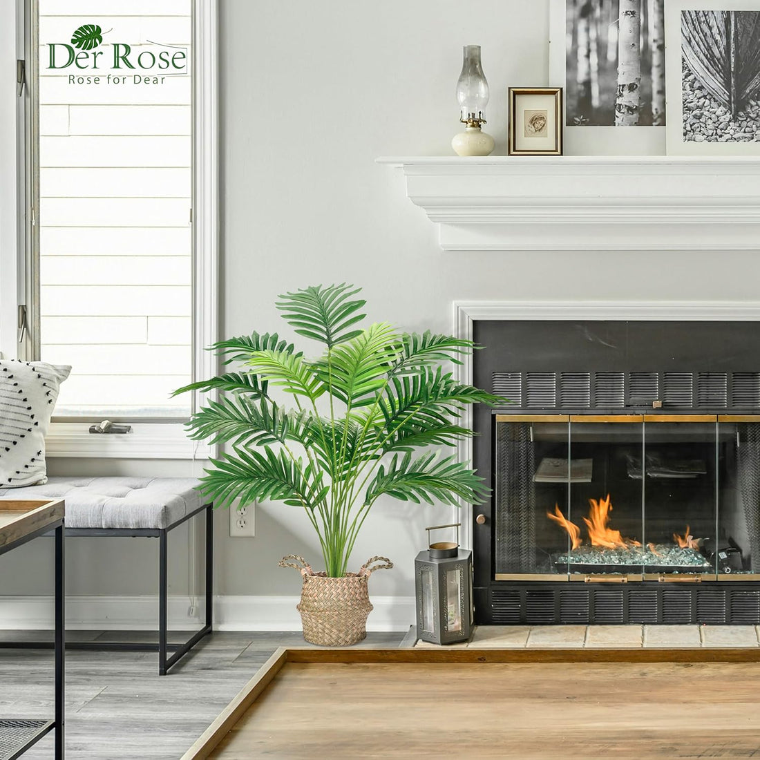 Nutzpflanzen Der Rose Künstliche Palme 71 cm Groß für Wohnzimmer